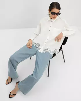 Блузка, р. 46, цвет Белый