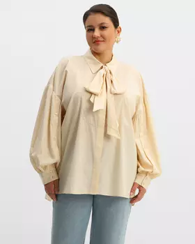 Блузка, р. 46, цвет Бежевый