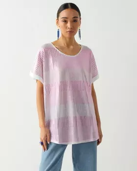 Блузка с узором в полоску