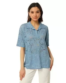 Блузка, р. 46, цвет Синий