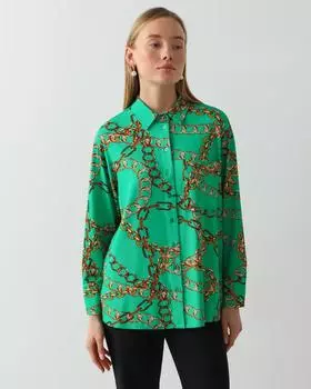 Блузка, р. 46, цвет Зеленый