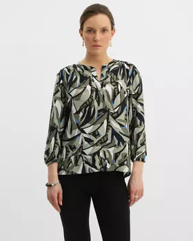 блузка, р. 48, цвет Эвкалиптовый