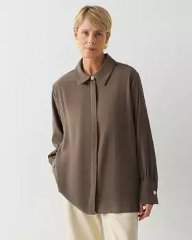 Блузка, р. 48, цвет Шоколад