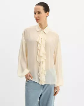 Блузка, р. 50, цвет Бежевый