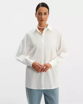 Блузка, р. 54, цвет Белый