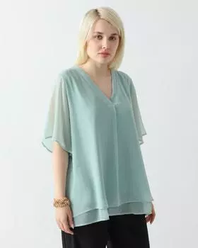 Блузка, р. 54, цвет Мятный