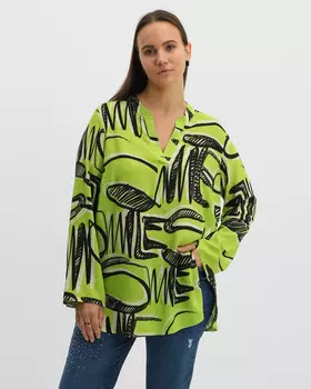 Блузка, р. 58, цвет Авокадо