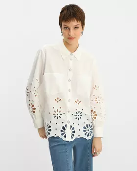 Блузка, р. 58, цвет Белый