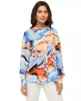 Блузка, р. 58, цвет Синий