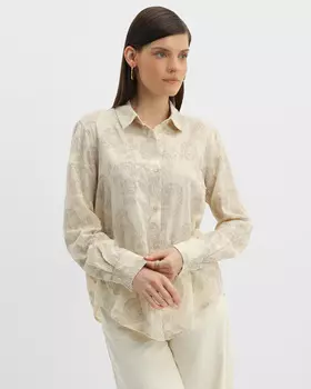 Блузка, р. L, цвет Молочный