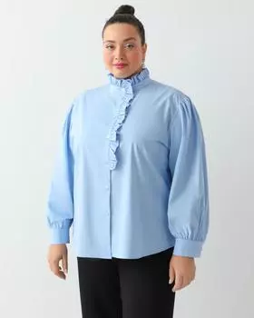 Блузка, р. M, цвет Синий