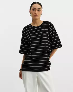 Блузка, р. XXL, цвет Черный/белый