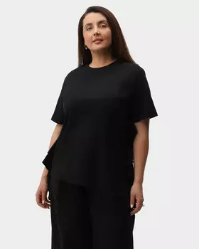 Блузка с асимметричной линией низа