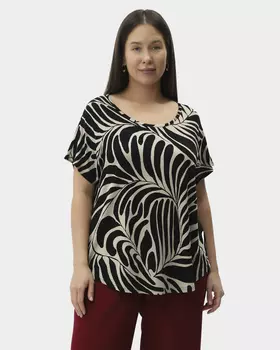 Блузка с растительным узором