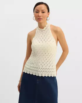 Блузка-топ, р. 42, цвет Экрю