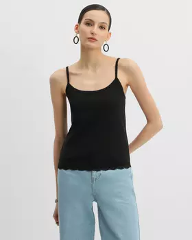 Блузка-Топ, р. 58, цвет Черный