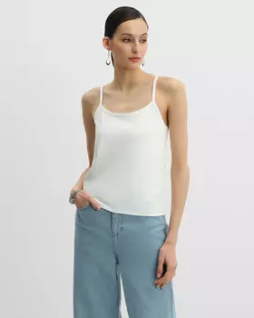 Блузка-Топ, р. 62, цвет Белый