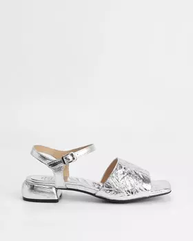 Босоножки, р. 37, цвет Серебряный