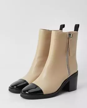 Ботильоны, р. 38, цвет Бежевый