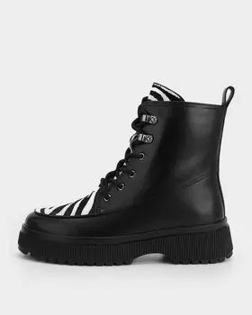 Ботинки из натуральной кожи с подкладкой из натурального меха