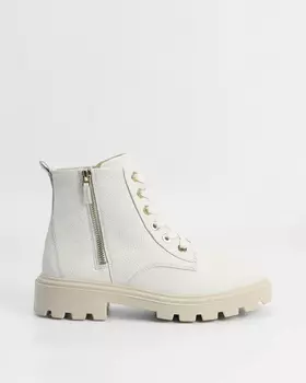 Ботинки из натуральной крупнозернистой кожи с инновационной технологией HighSoft