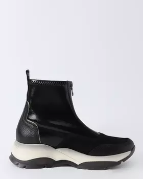 Ботинки с комбинацией натуральной кожи и эластичного текстиля на молнии с технологией подошвы Triflow