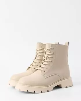 Ботинки, р. 38, цвет Молочный