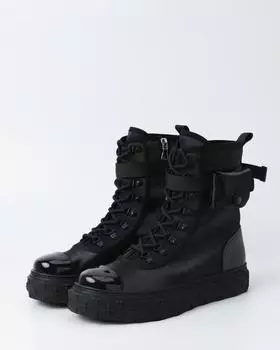 Ботинки, р. 40, цвет Черный