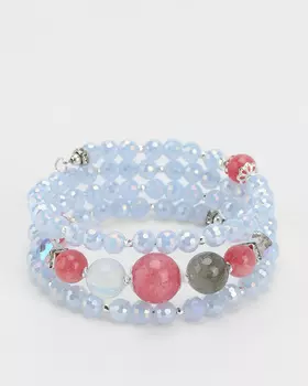 Браслет безразмерный с натуральными камнями