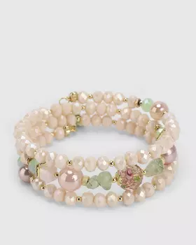 Браслет безразмерный с натуральными камнями