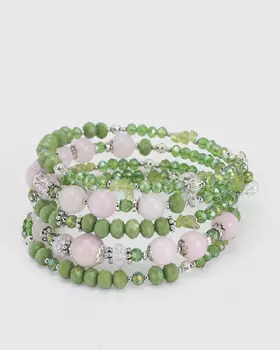 Браслет безразмерный с натуральными камнями