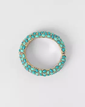 Браслет со вставками из смолы и раздвижным механизмом