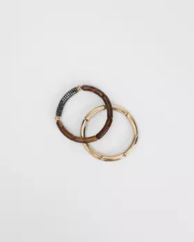 Браслет, р. единыйразмер, цвет Коричневый