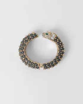 Браслет со вставками из смолы и раздвижным механизмом