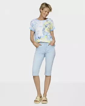 Бриджи Sunny Style из эластичного денима