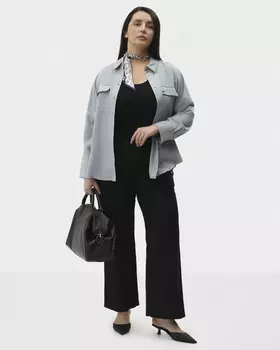 Брюки из смеси льна и хлопка