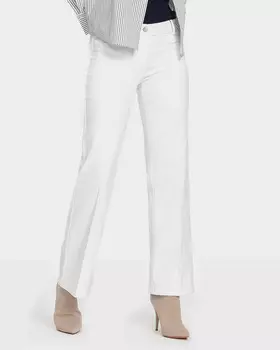 Брюки клёш с заниженной талией