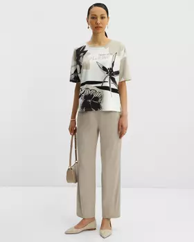 Брюки прямого кроя