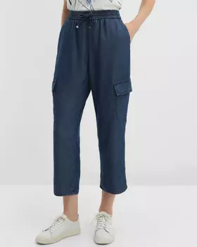 Брюки прямого кроя из лиоцелла