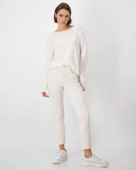 Брюки, р. 42, цвет Молочный