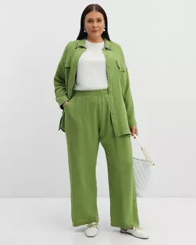 Брюки, р. 42, цвет Зеленый