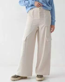 Брюки, р. 44, цвет Молочный