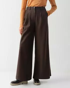 Брюки, р. 46, цвет Коричневый