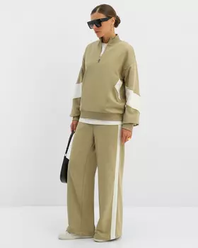 Брюки, р. 46, цвет Олива