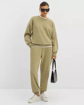 Брюки, р. 46, цвет Олива