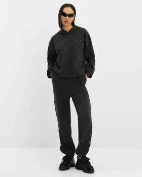 Трикотажные брюки с эластичным поясом