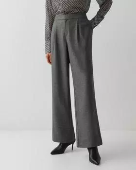 брюки, р. 48, цвет Черный с узором