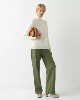 Брюки, р. 48, цвет Зеленый