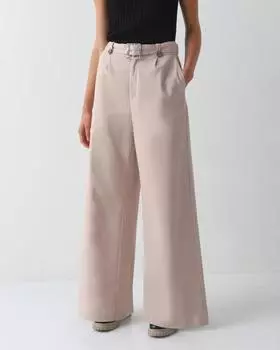 Брюки палаццо с поясом в комплекте