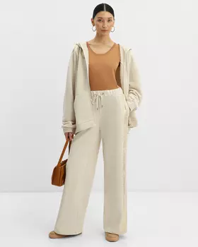 Брюки, р. 50, цвет Молочный